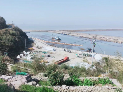 浙江金七門核電廠混凝土攪拌站及砂石廠臨時(shí)供電工程一階段順利送電！